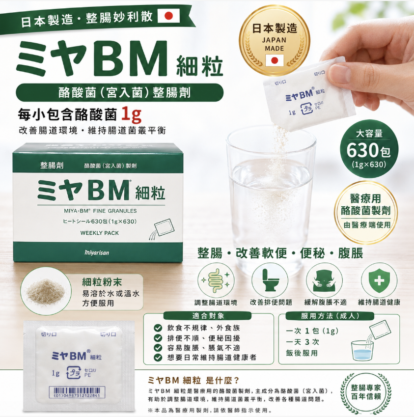 BM妙利散 整盒 630包入